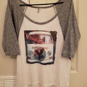 NWOT Rip Curl baseball tee